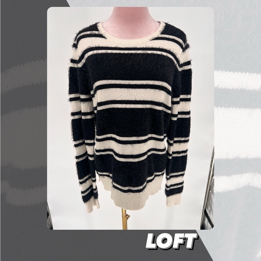 EUC Loft Striped Sweater